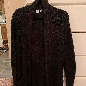 Long Cable-knit Cardigan